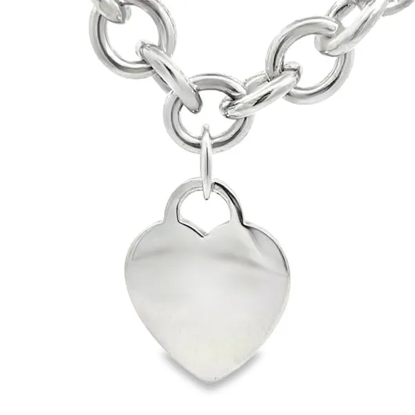 Tiffany & Co. Heart Necklace Image 2 Miner's Den Jewelers Royal Oak, MI