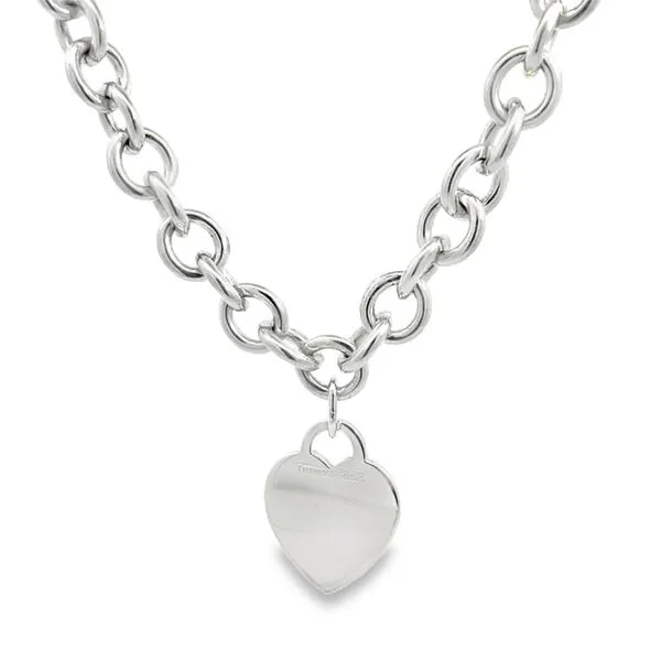 Tiffany & Co. Heart Necklace Image 3 Miner's Den Jewelers Royal Oak, MI