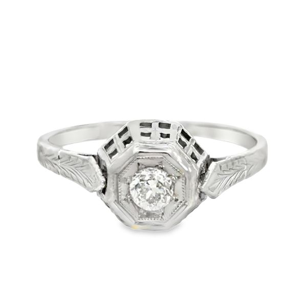 Estate Engagement Ring Miner's Den Jewelers Royal Oak, MI