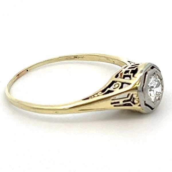 Estate Engagement Ring Image 2 Miner's Den Jewelers Royal Oak, MI