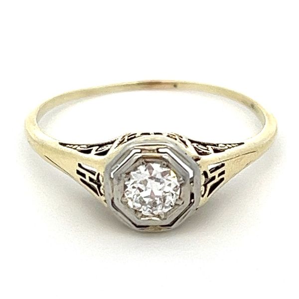 Estate Engagement Ring Miner's Den Jewelers Royal Oak, MI