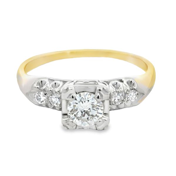 Estate Engagement Ring Miner's Den Jewelers Royal Oak, MI