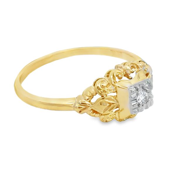 Estate Engagement Ring Image 2 Miner's Den Jewelers Royal Oak, MI