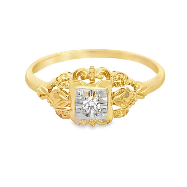 Estate Engagement Ring Miner's Den Jewelers Royal Oak, MI