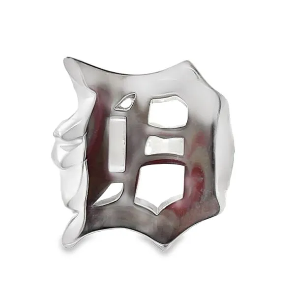 Old English 'Letter D' Ring Image 2 Miner's Den Jewelers Royal Oak, MI