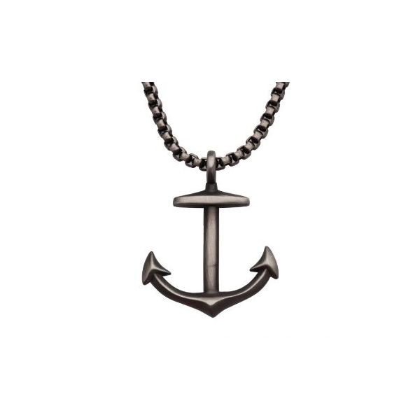 Stainless Steel Anchor Pendant Miner's Den Jewelers Royal Oak, MI