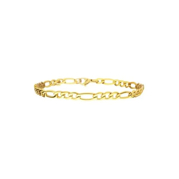 Gold Plated Titanium Bracelet - 8