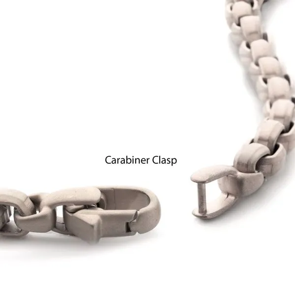 6mm Steel Box Link Bracelet - 8.5