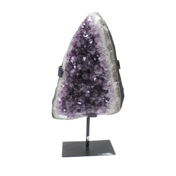15" Amethyst Specimen on Stand Miner's Den Jewelers Royal Oak, MI
