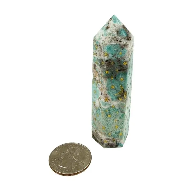 Amazonite Celestial Point Image 2 Miner's Den Jewelers Royal Oak, MI