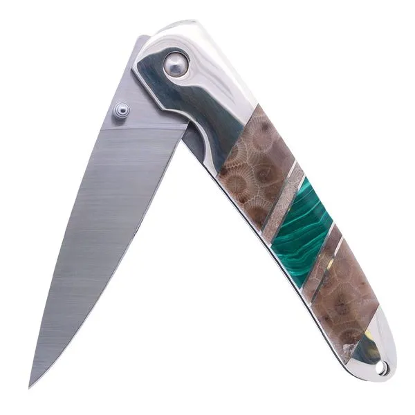 Petoskey & Malachite Knife Miner's Den Jewelers Royal Oak, MI