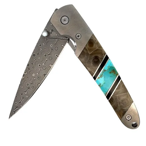 Pocket Knife Damascus 4