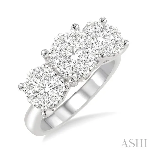Lake Michigan Lovebright diamond ring Miner's North Jewelers Traverse City, MI