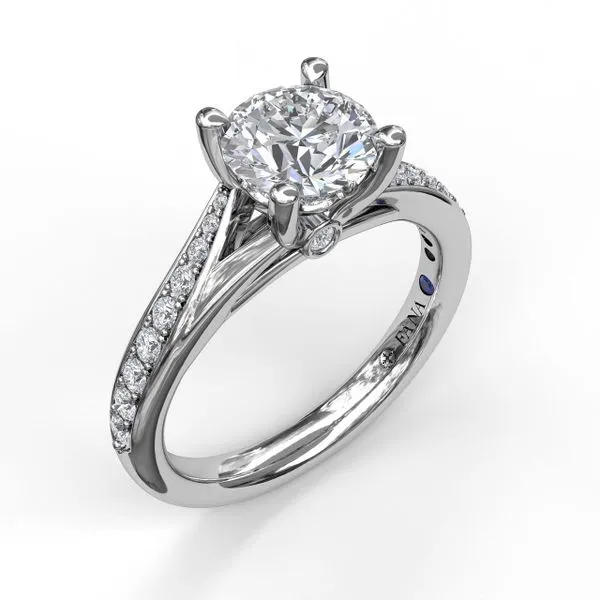 Split Band Semi Mount Miner's North Jewelers Traverse City, MI