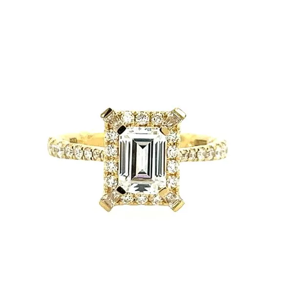 Semi Mount 14K Yellow Gold Round Semi-Mount <br>*center stone not included Miner's North Jewelers Traverse City, MI