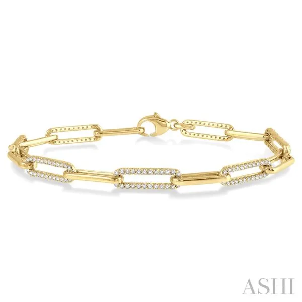Diamond Paperclip Bracelet Miner's North Jewelers Traverse City, MI