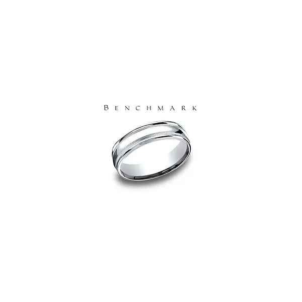 14k White Gold Band Miner's North Jewelers Traverse City, MI