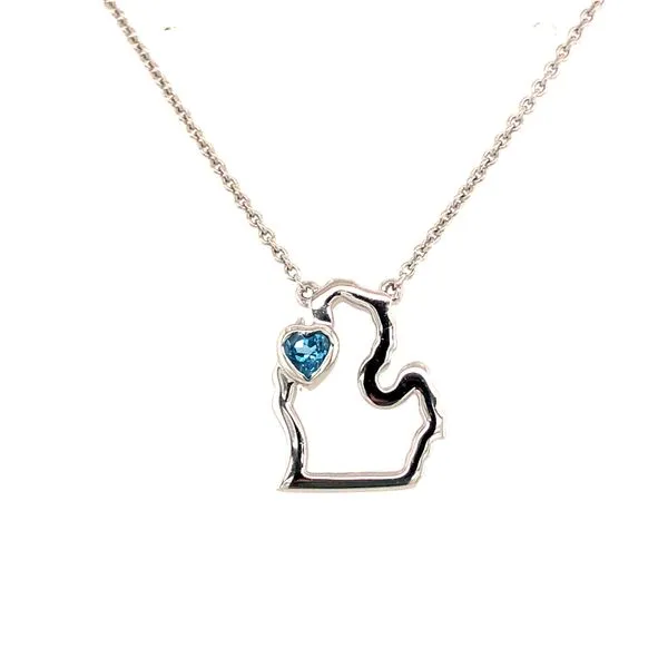Silver Pendant Miner's North Jewelers Traverse City, MI