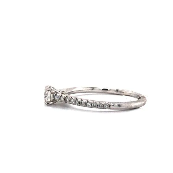 14K White Gold Estate Diamond Engagement Ring Image 3 Minor Jewelry Inc. Nashville, TN