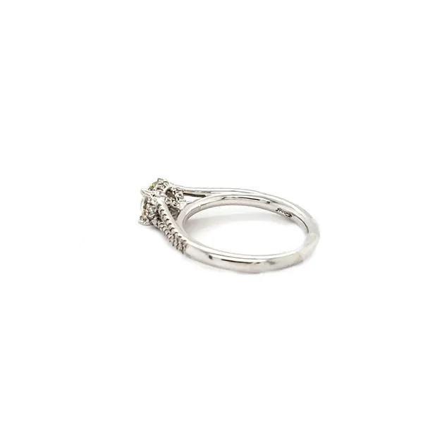 14K White Gold Estate Diamond Engagement Ring Image 3 Minor Jewelry Inc. Nashville, TN
