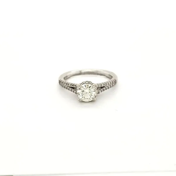 14K White Gold Estate Diamond Engagement Ring similar item image