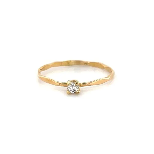 14K Yellow Gold Diamond Solitaire Engagement Ring Minor Jewelry Inc. Nashville, TN