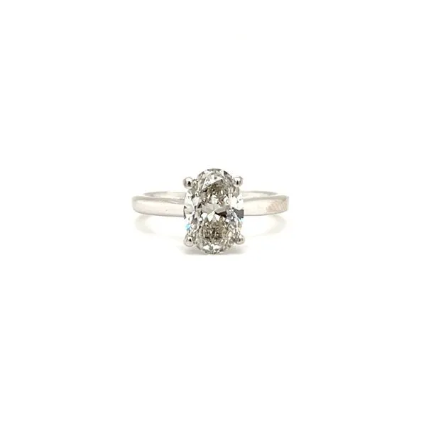 14K White Gold Diamond Solitaire Engagement Ring Minor Jewelry Inc. Nashville, TN