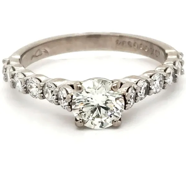 18K White Gold Estate Diamond Engagement Ring Minor Jewelry Inc. Nashville, TN