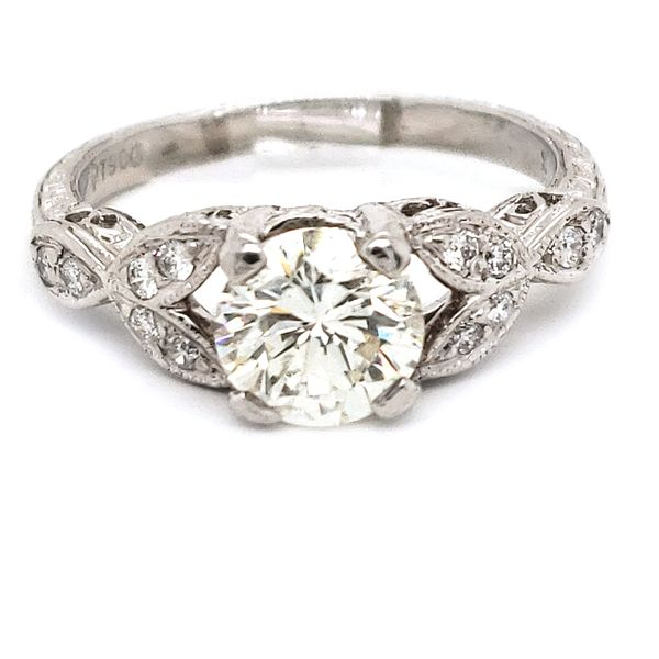 Platinum Estate Diamond Engagement Ring Minor Jewelry Inc. Nashville, TN