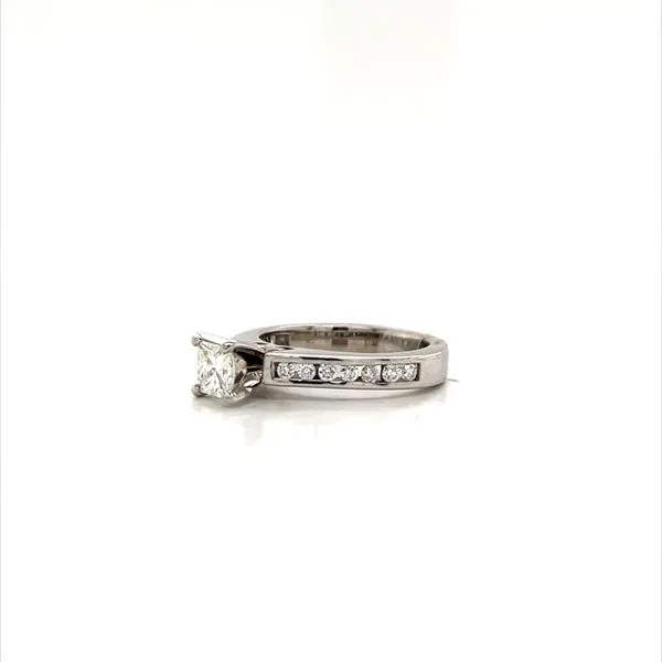 14K White Gold Estate Diamond Engagement Ring Image 2 Minor Jewelry Inc. Nashville, TN