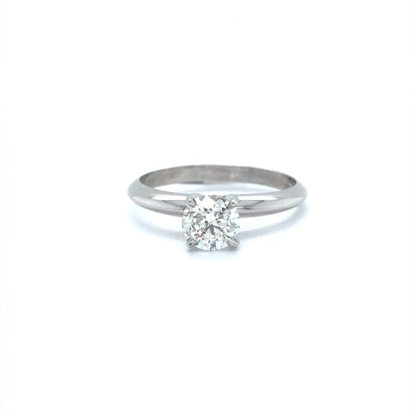 14K White Gold Estate Diamond Solitaire Engagement Ring Minor Jewelry Inc. Nashville, TN