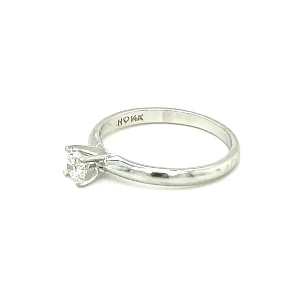 14K White Gold Diamond Engagement Ring Image 3 Minor Jewelry Inc. Nashville, TN