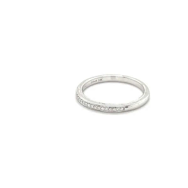 14K White Gold Diamond Wedding Band Image 4 Minor Jewelry Inc. Nashville, TN