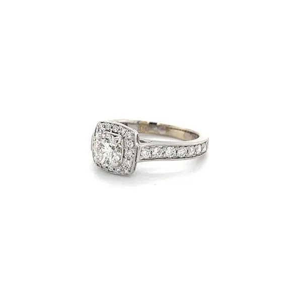 14K White Gold Diamond Engagement Ring Image 2 Minor Jewelry Inc. Nashville, TN