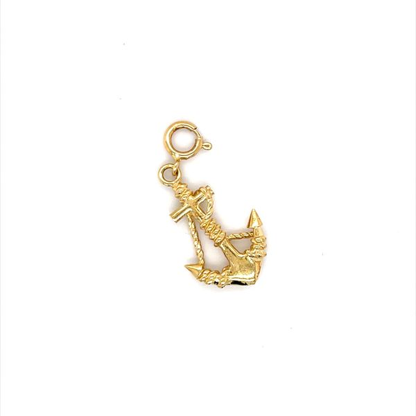 14K Yellow Gold Anchor Charm with Spring Ring Minor Jewelry Inc. Nashville, TN