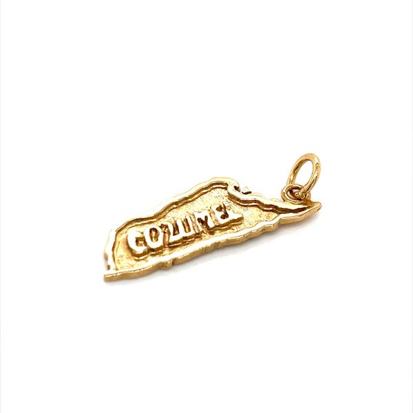 14K Yellow Gold Cozumel Charm with Jump Ring Image 2 Minor Jewelry Inc. Nashville, TN