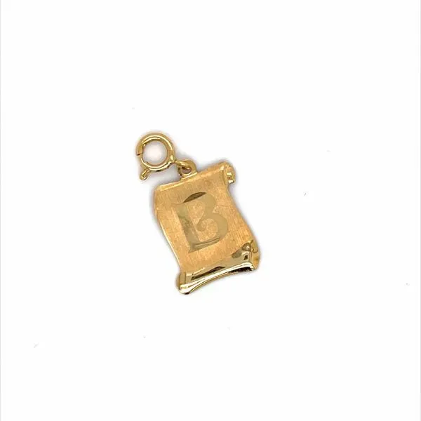 14K Yellow Gold Diploma Charm with Spring Ring Minor Jewelry Inc. Nashville, TN