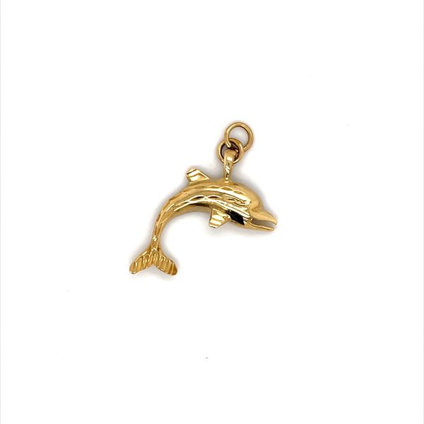 14K Yellow Gold Dolphin Charm with Jump Ring Minor Jewelry Inc. Nashville, TN