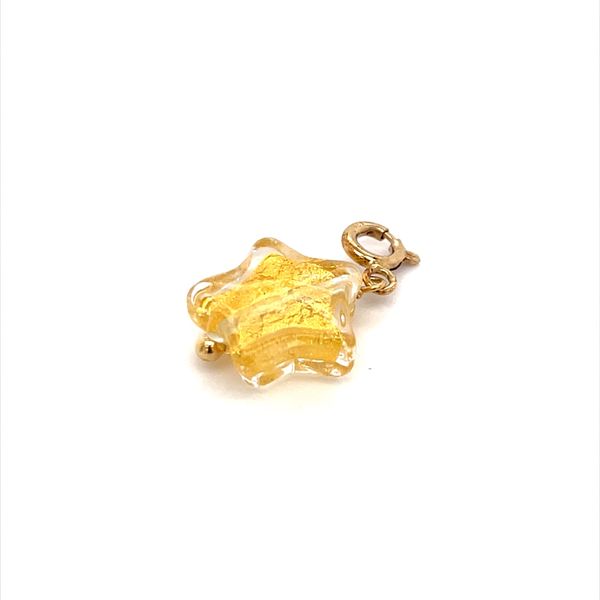14K Yellow Gold Glass Star Charm with Spring Ring Minor Jewelry Inc. Nashville, TN