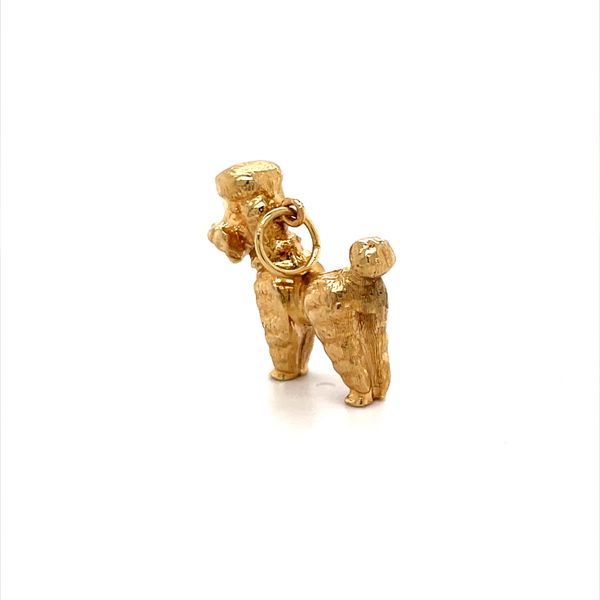 14K Yellow Gold Poodle Charm Image 2 Minor Jewelry Inc. Nashville, TN
