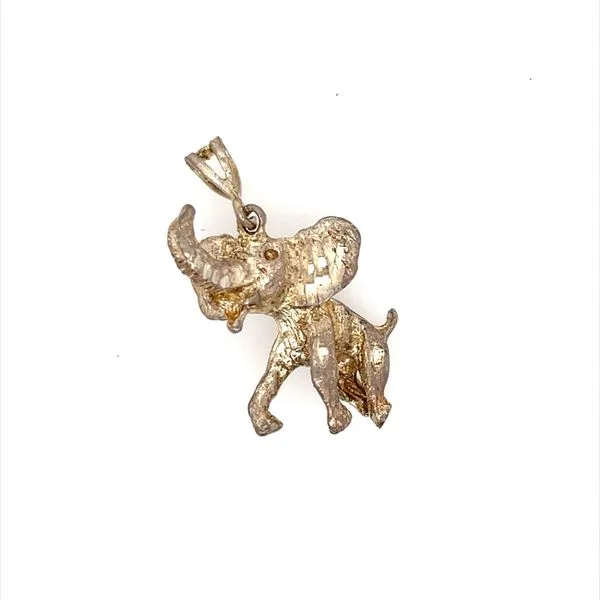 Sterling Silver Estate Elephant Pendant Minor Jewelry Inc. Nashville, TN