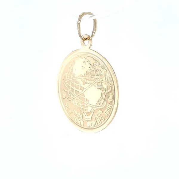 14K Yellow Gold 1964-65 New York World's Fair Token Charm Image 2 Minor Jewelry Inc. Nashville, TN
