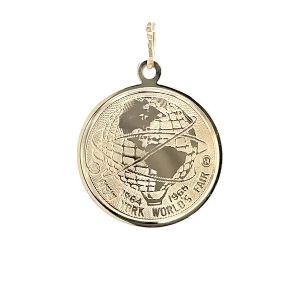 14K Yellow Gold 1964-65 New York World's Fair Token Charm Minor Jewelry Inc. Nashville, TN