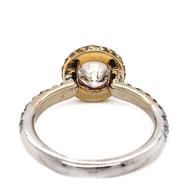18K White Gold Estate Diamond Engagement Ring Image 3 Minor Jewelry Inc. Nashville, TN