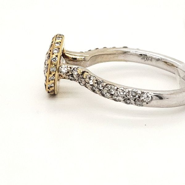 18K White Gold Estate Diamond Engagement Ring Image 4 Minor Jewelry Inc. Nashville, TN