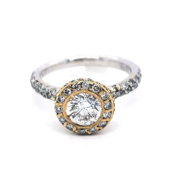 18K White Gold Estate Diamond Engagement Ring Minor Jewelry Inc. Nashville, TN