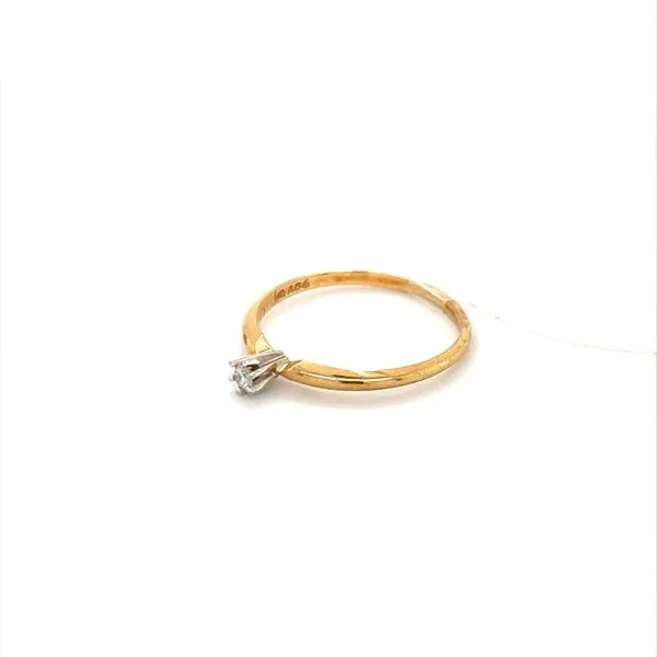 10K Yellow Gold Estate Diamond Engagement Ring Image 2 Minor Jewelry Inc. Nashville, TN