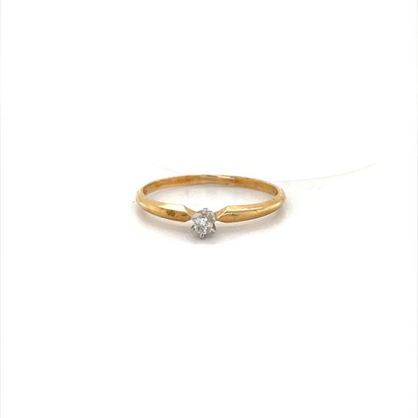 10K Yellow Gold Estate Diamond Engagement Ring Minor Jewelry Inc. Nashville, TN