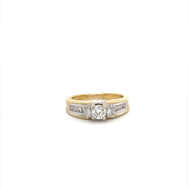 14K Yellow Gold Estate Diamond Engagement Ring Image 2 Minor Jewelry Inc. Nashville, TN