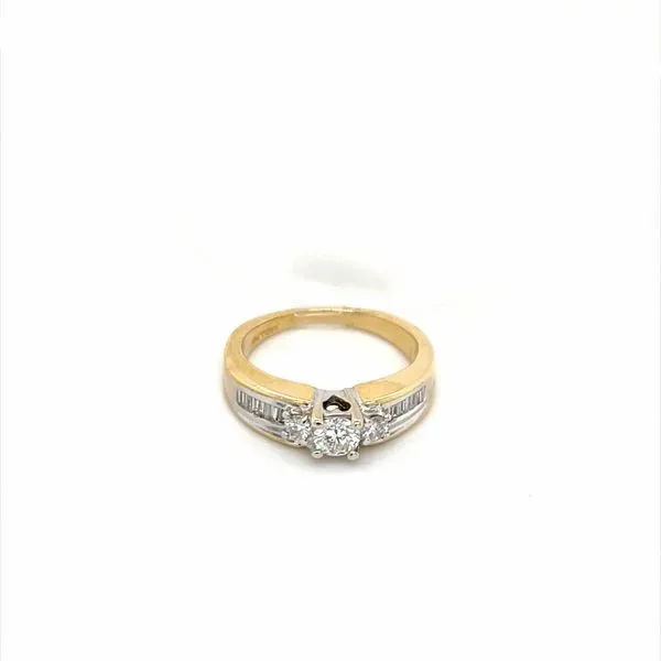 14K Yellow Gold Estate Diamond Engagement Ring Minor Jewelry Inc. Nashville, TN